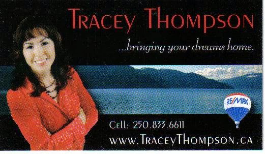 Tracey Thompson - RE/MAX Shuswap Shuswap Reals Estate Agent | 1111 Lakeshore Rd, Salmon Arm, BC V1E 1E4, Canada | Phone: (250) 833-6611