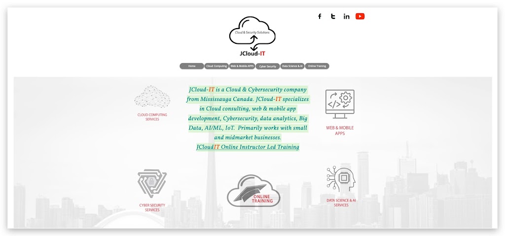 JCloud-IT Cloud & Cybersecurity Consultant | 165 Matheson Blvd E Unit-5A, Mississauga, ON L4Z 3K2, Canada | Phone: (647) 526-7086