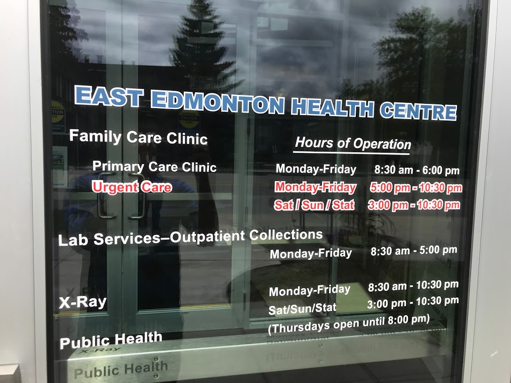 East Edmonton Health Centre | 7910 112 Ave NW, Edmonton, AB T5B 0C2, Canada | Phone: (780) 342-4700