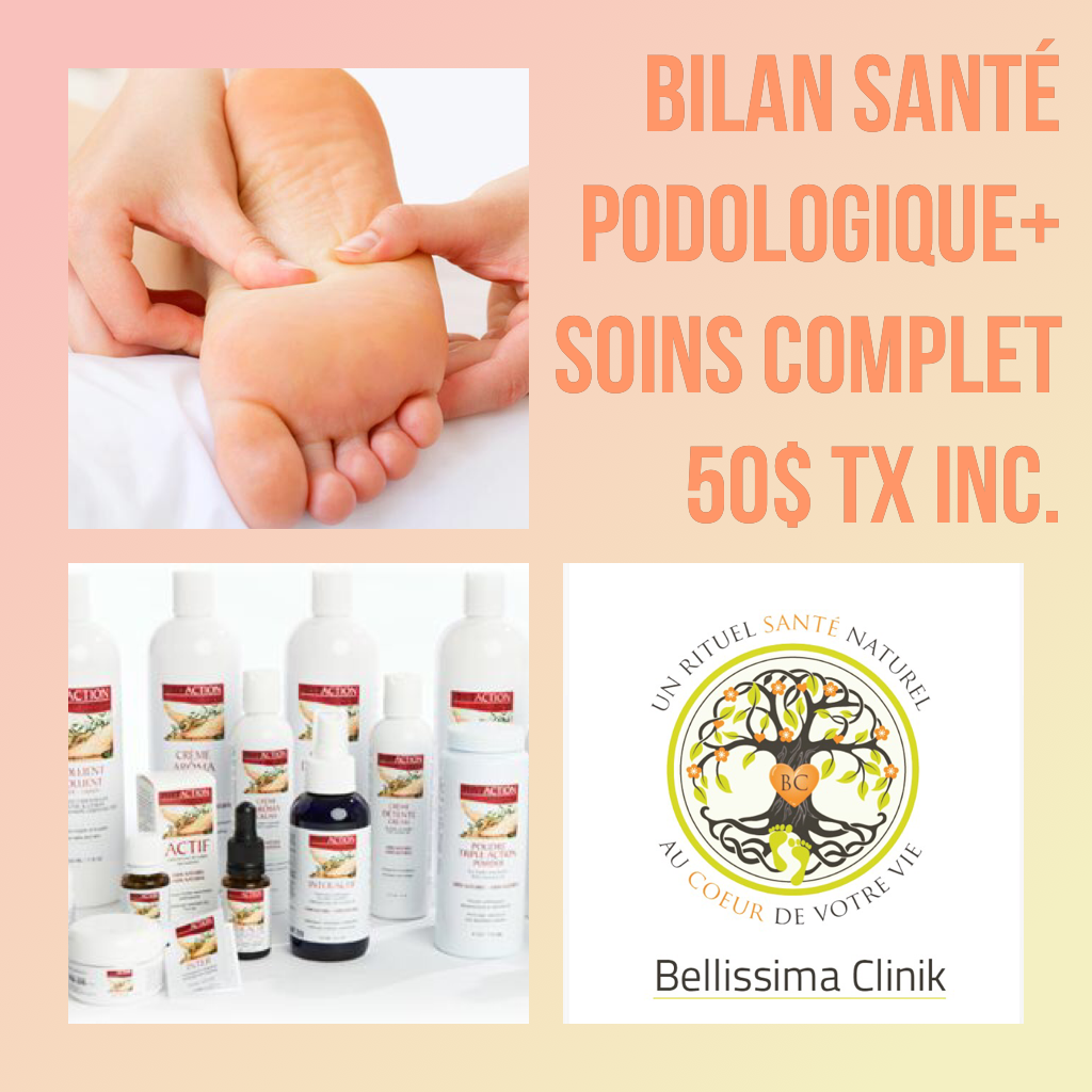 Bellissima Clinik Du Pied Et Émotions | 1655,47 e rue Nord, Saint-Georges, QC G5Z 0Y2, Canada | Phone: (418) 215-2020