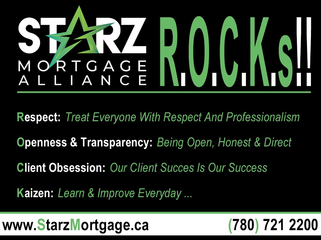 Starz Mortgage Alliance | 5410 97 St NW, Edmonton, AB T6E 5C1, Canada | Phone: (780) 760-1230