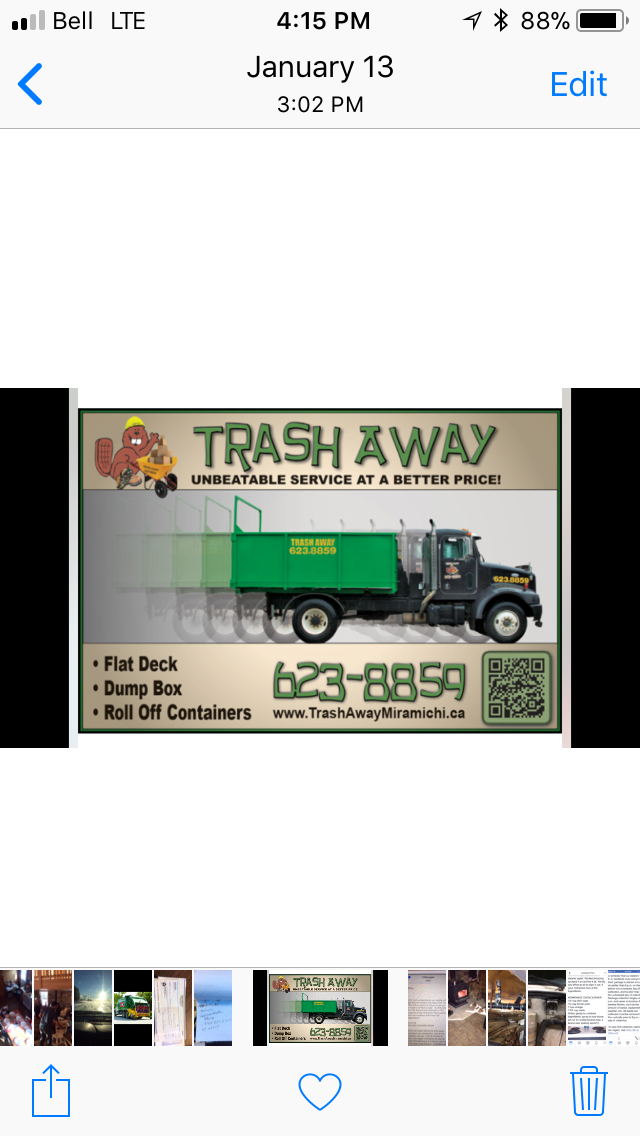 Trash Away | 303 King George Hwy, Miramichi, NB E1V 1L2, Canada | Phone: (506) 623-8859