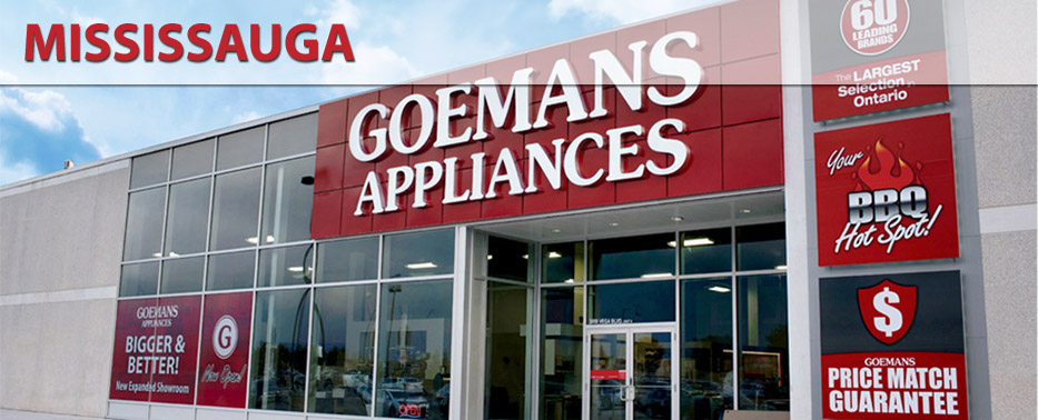 Goemans Appliances Mississauga | 3050 Vega Blvd, Mississauga, ON L5L 5X8, Canada | Phone: (905) 820-2600