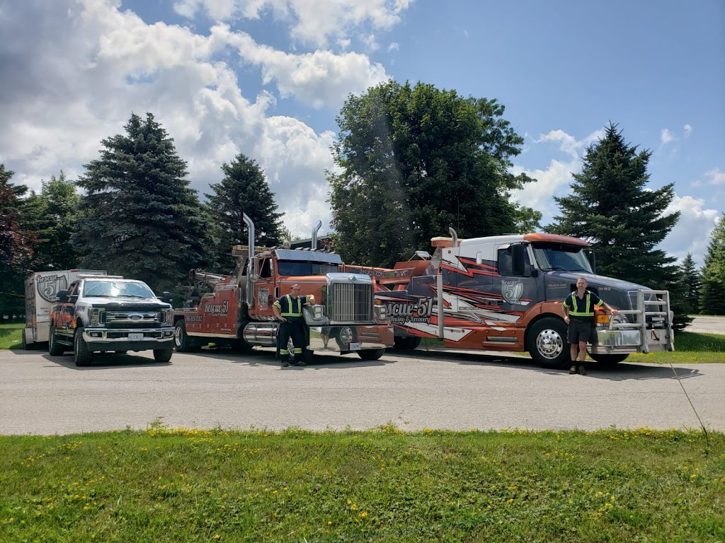 Rescue 51 Towing and Recovery | 5370 ON-89, Essa, ON L0L 1L0, Canada | Phone: (705) 828-1282