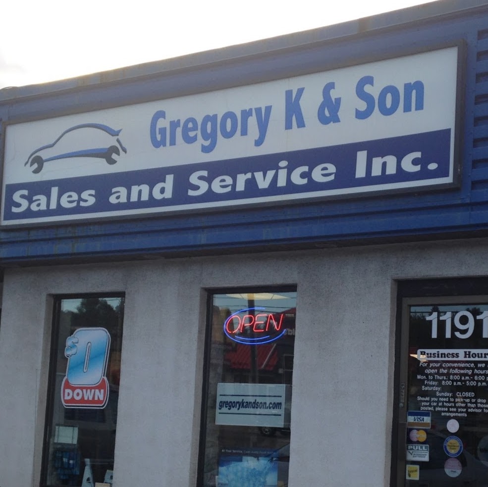 Gregory K & Son Sales and Service Inc. | 1191 1191 Kingsway, Sudbury, ON P3B 2E9, Canada | Phone: (705) 525-4734