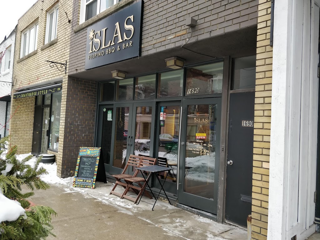 iSLAS FILIPINO BBQ & BAR | 1690 Queen St W, Toronto, ON M6R 1B3, Canada | Phone: (416) 533-0777