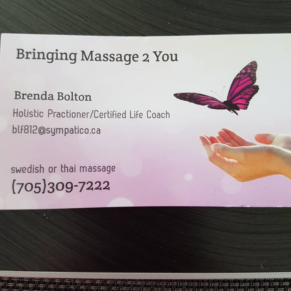 Bringing Massage 2 You | Hwy 12 &, Rama Rd, Ramara, ON L3V 0L7, Canada | Phone: (705) 309-7222