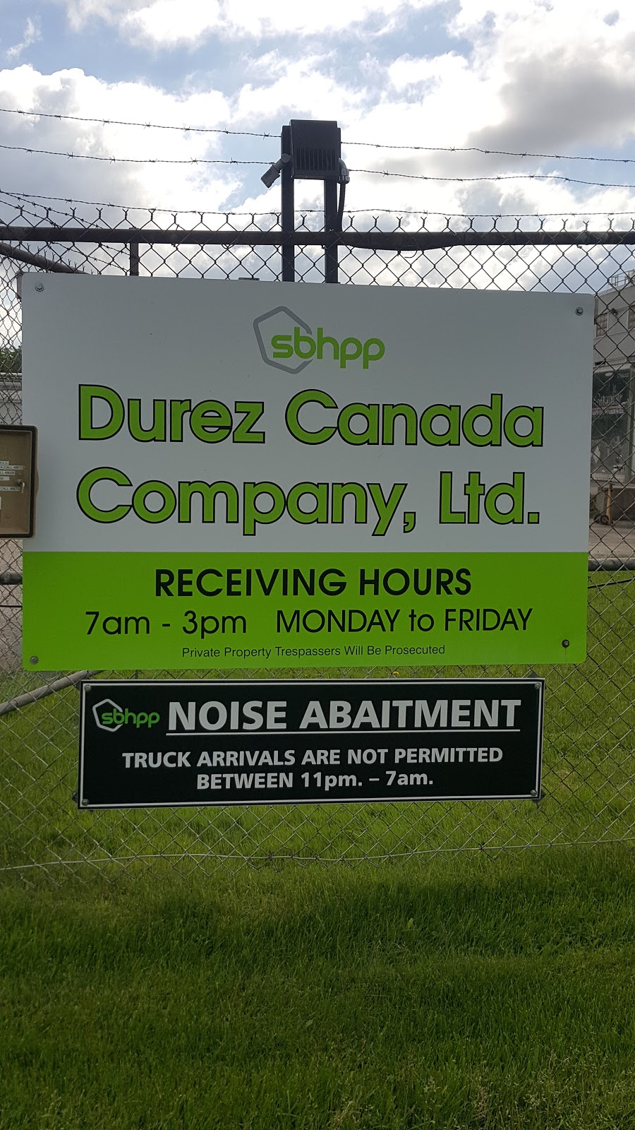 Durez Canada Company Ltd | 100 Dunlop St, Fort Erie, ON L2A 5M6, Canada | Phone: (905) 346-8700