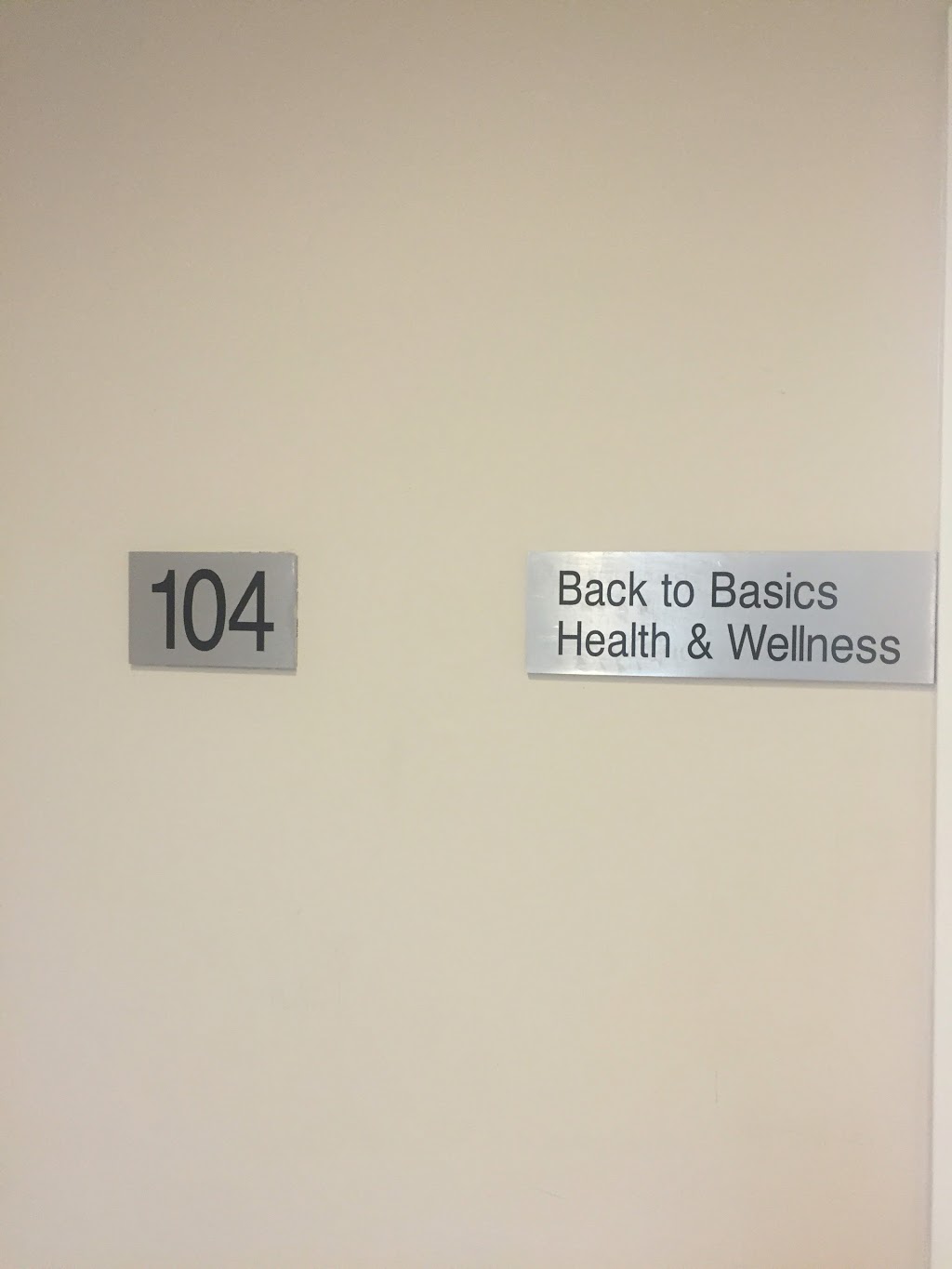 Back To Basics Health & Wellness | 9983 Keele St #104, Maple, ON L6A 3Y5, Canada | Phone: (647) 740-8417