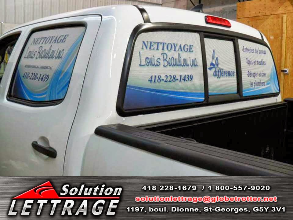 Solution Lettrage | 1197 Boulevard Dionne, Saint-Georges, QC G5Y 3V1, Canada | Phone: (418) 228-1679