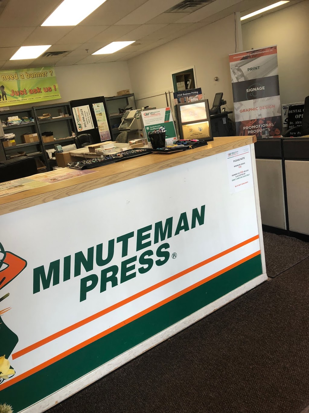 Minuteman Press | 790 Burnhamthorpe Road West Unit#10 at, Mavis Rd, Mississauga, ON L5C 4G3, Canada | Phone: (647) 290-7429