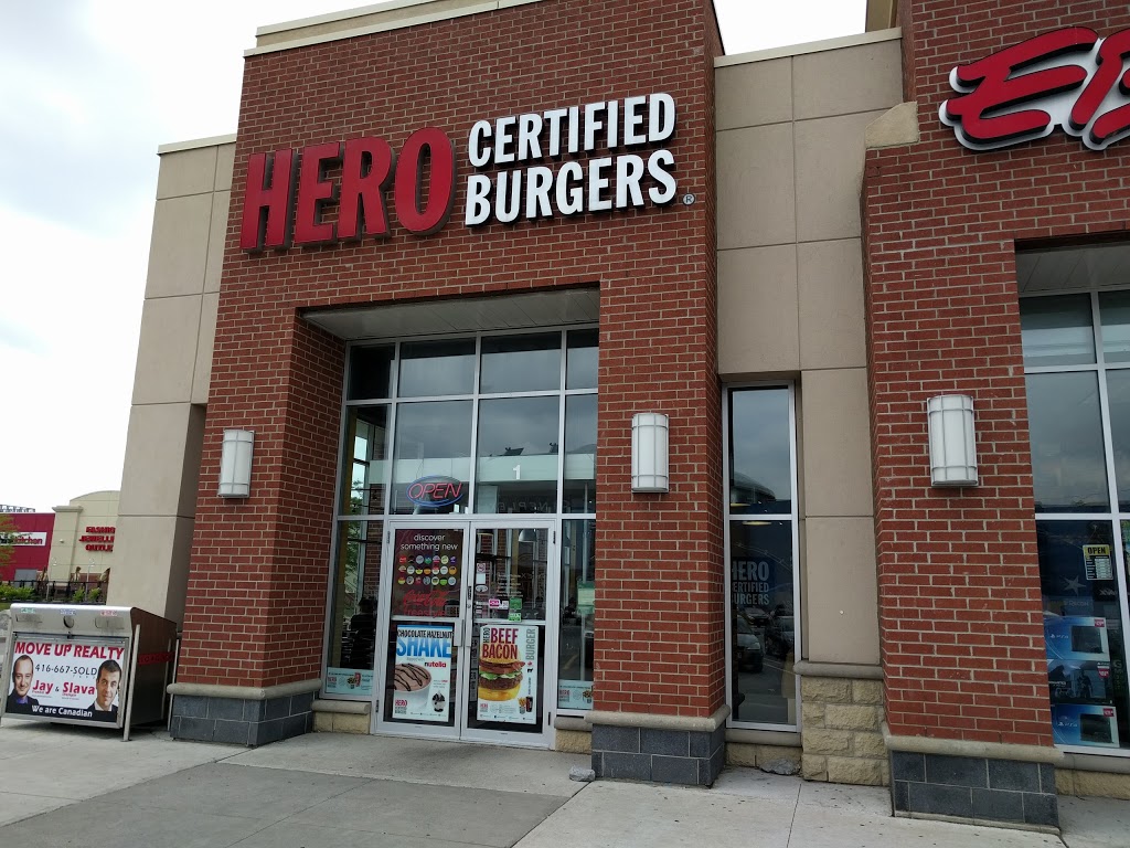 Hero Certified Burgers | 21 Famous Ave Unit 1A, Woodbridge, ON L4L 0B6, Canada | Phone: (905) 265-9311