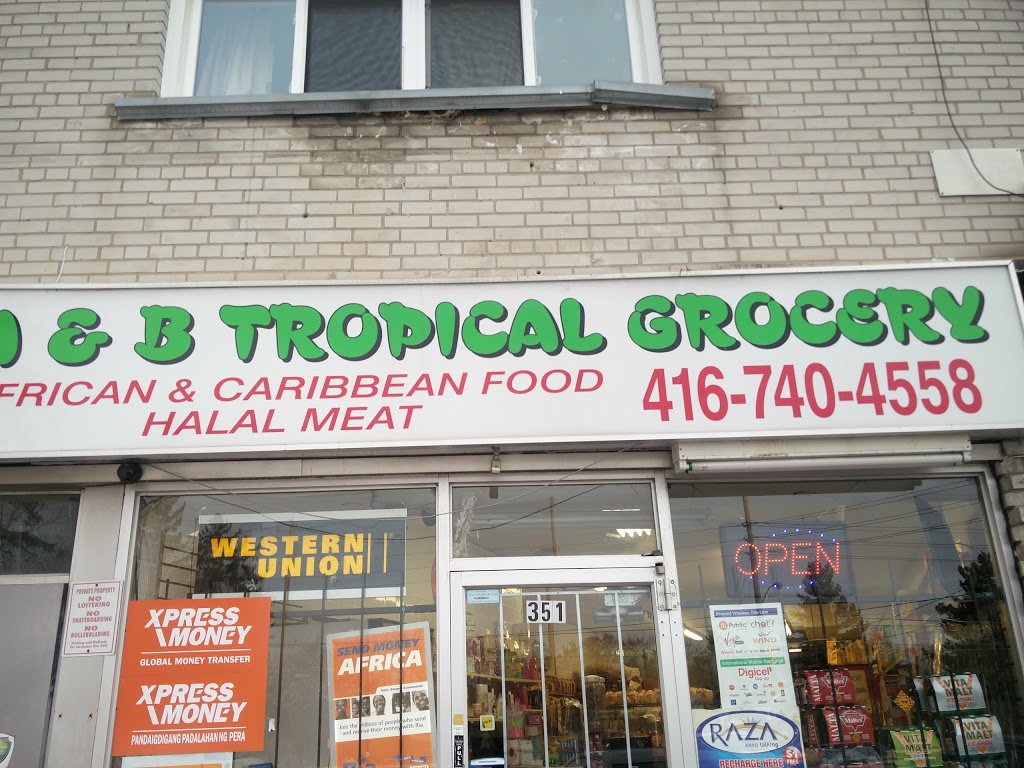 M&B Tropical Grocery | 351 Albion Rd, Etobicoke, ON M9W 3P3, Canada | Phone: (416) 740-4558