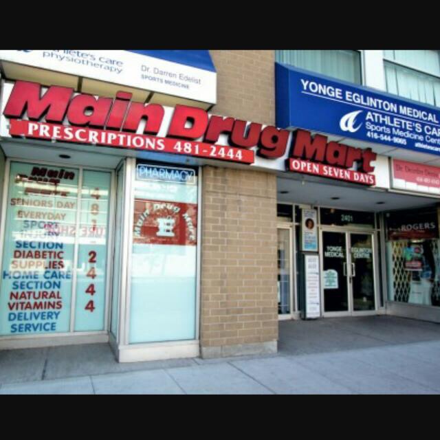 YONGE Drug Mart | 2399 Yonge St, Toronto, ON M4P 2E7, Canada | Phone: (416) 481-2444