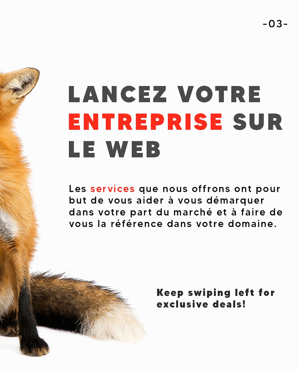 Red Fox Communications | Agence Marketing Web | 3660 Bd de la Cité-des-Jeunes, Vaudreuil-Dorion, QC J7V 8P2, Canada | Phone: (514) 666-9327