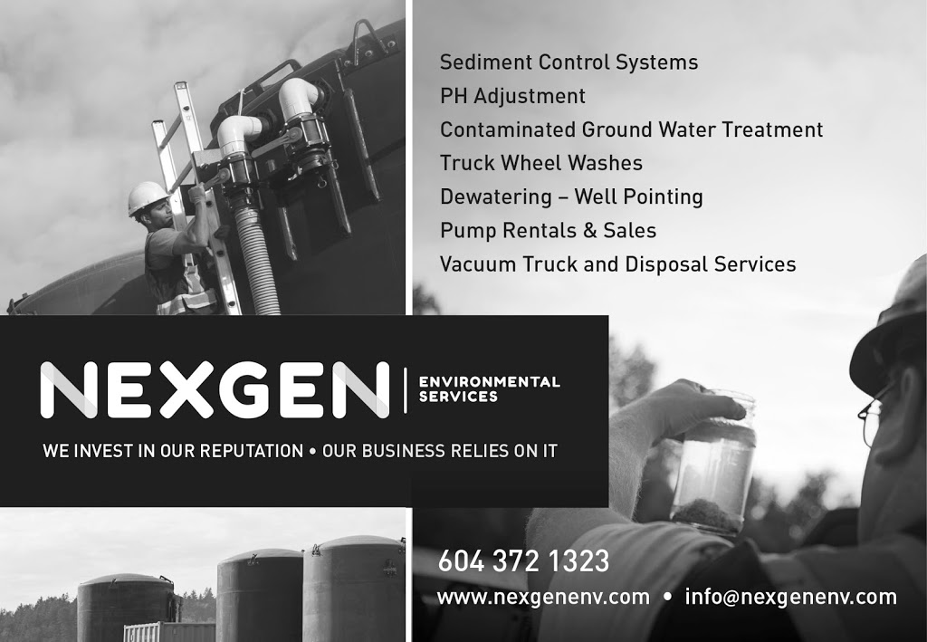 Nexgen Environmental Services LTD. | 19837 Telegraph Trail #404, Langley Twp, BC V1M 3E6, Canada | Phone: (604) 372-1323