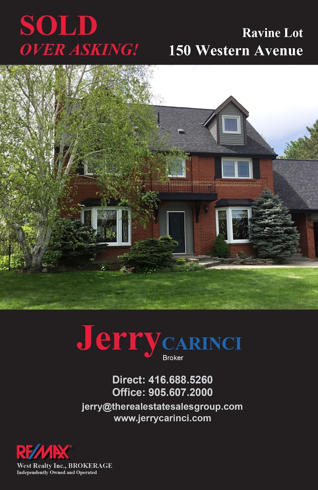 Jerry Carinci Realtor | 10525 Islington Ave, Kleinburg, ON L0J 1C0, Canada | Phone: (416) 688-5260