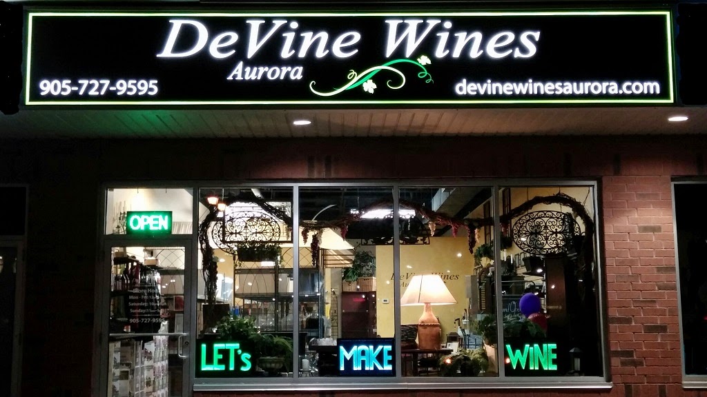 DeVine Wines Aurora | 130 Hollidge Blvd b2, Aurora, ON L4G 8A3, Canada | Phone: (905) 727-9595