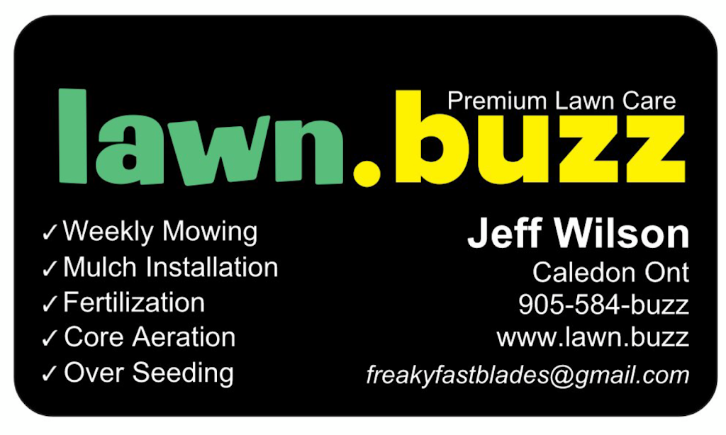 lawn.buzz | 207091, ON-9, Mono, ON L9W 1Y4, Canada | Phone: (519) 941-2899