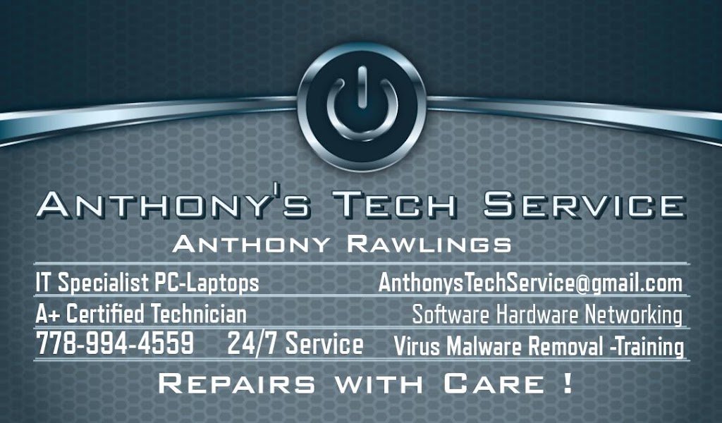 Anthonys Tech Service | 15156 Victoria Ave #6, White Rock, BC V4B 1G3, Canada | Phone: (778) 994-4559