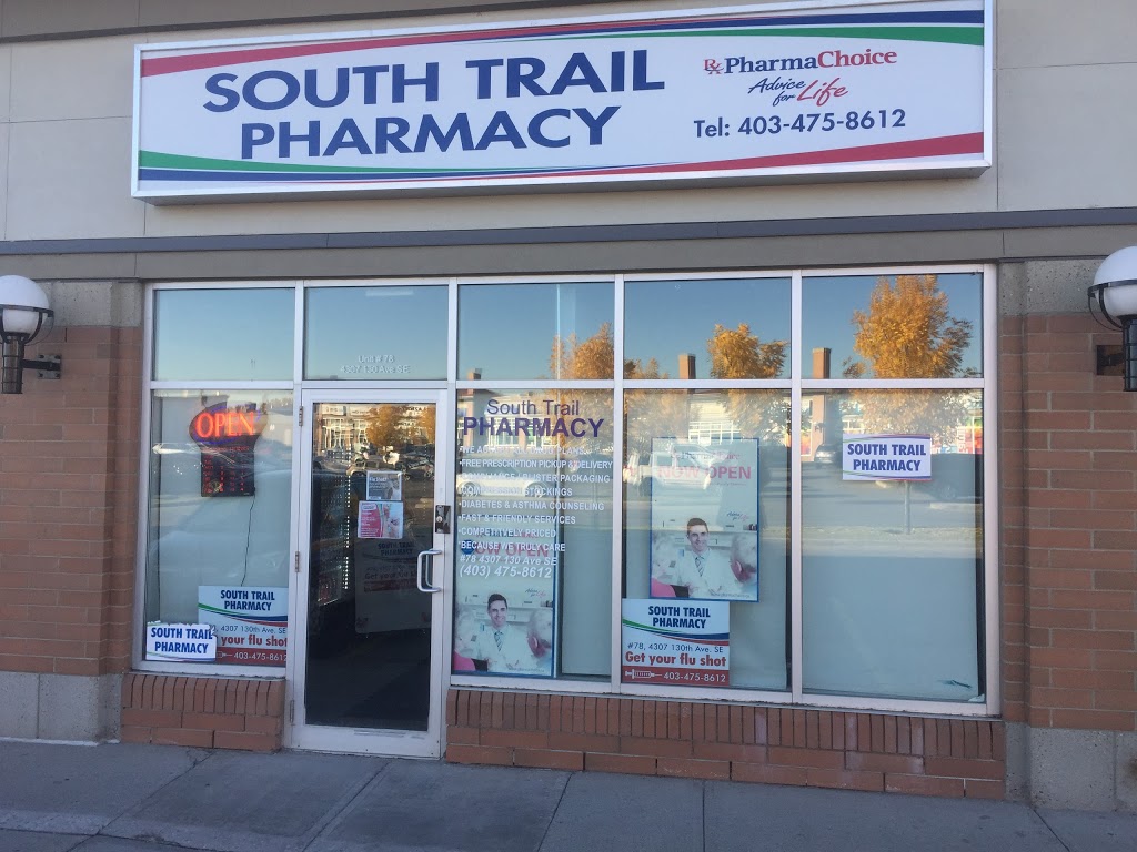 South Trail Pharmacy | 4307 130 Ave SE #78, Calgary, AB T2Z 3V8, Canada | Phone: (403) 475-8612