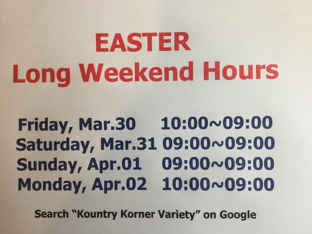 Kountry Korner (XTR Gas & NB liquor) | 6 Main St, St. Martins, NB E5R 1B3, Canada | Phone: (506) 833-4524