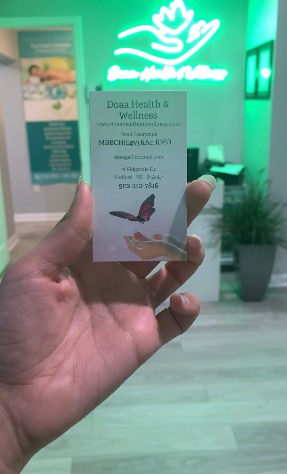 Doaa Health and Wellness | 18 Ridgevale Dr, Bedford, NS B4A 3L7, Canada | Phone: (902) 210-7816