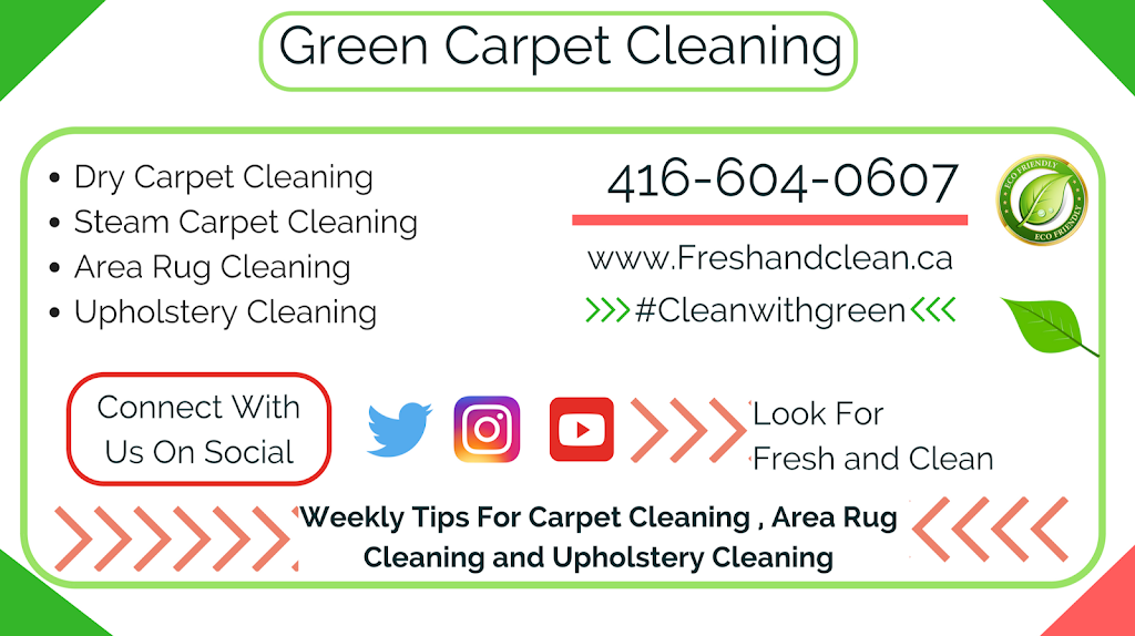 Fresh and Clean | Green Carpet Cleaning | 8-160 Cidermill Ave, Concord, ON L4K 4K5, Canada | Phone: (416) 604-0607