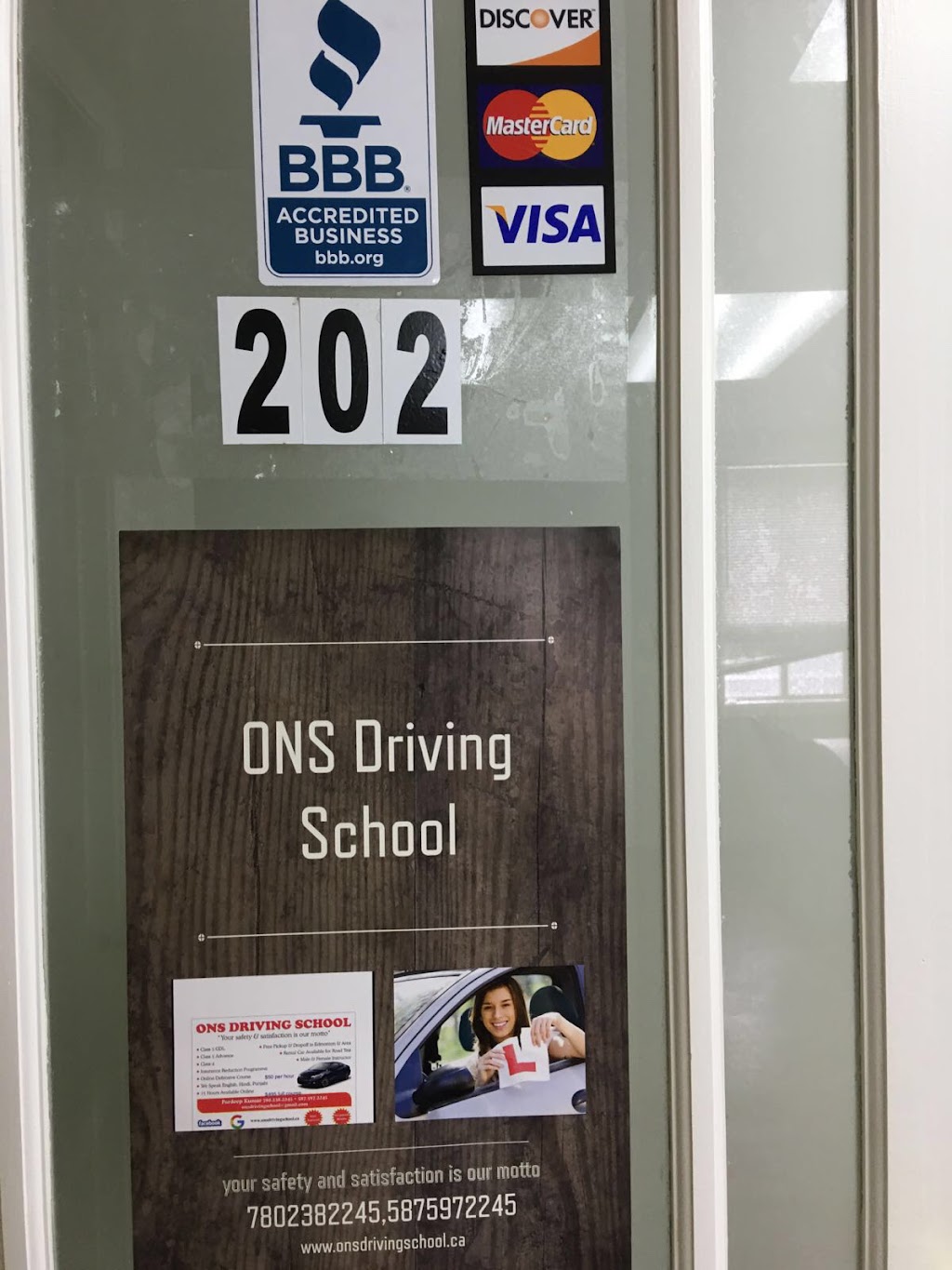 ONS Driving School | 10212 127 Ave NW #202, Edmonton, AB T5E 0B8, Canada | Phone: (780) 238-2245