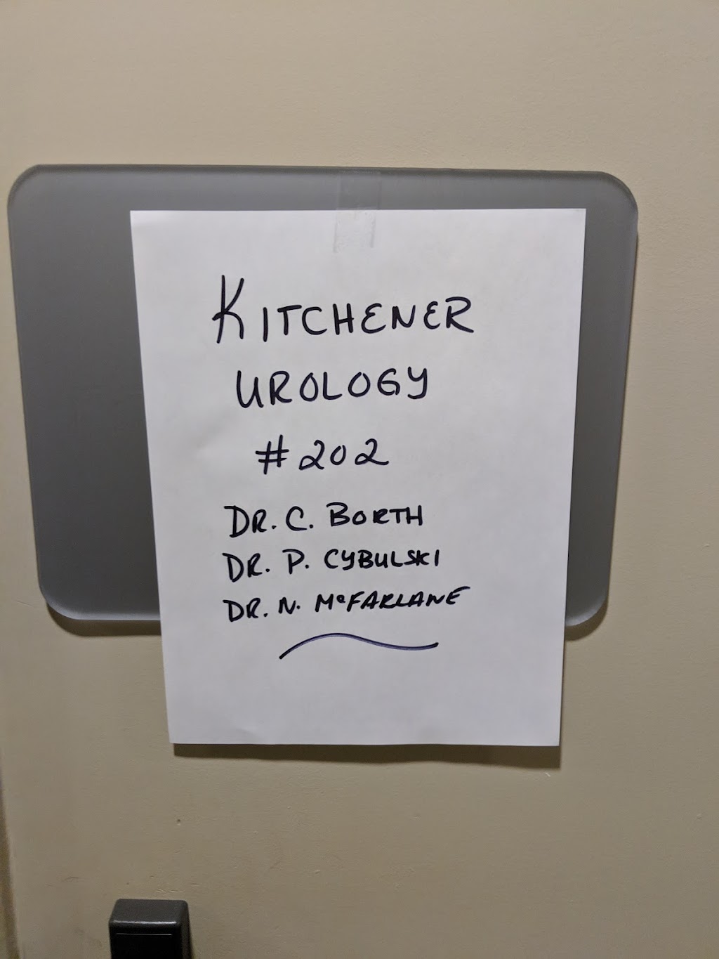 Kitchener Urology Partners | 148 Manitou Dr #202, Kitchener, ON N2C 1L3, Canada | Phone: (519) 954-2370