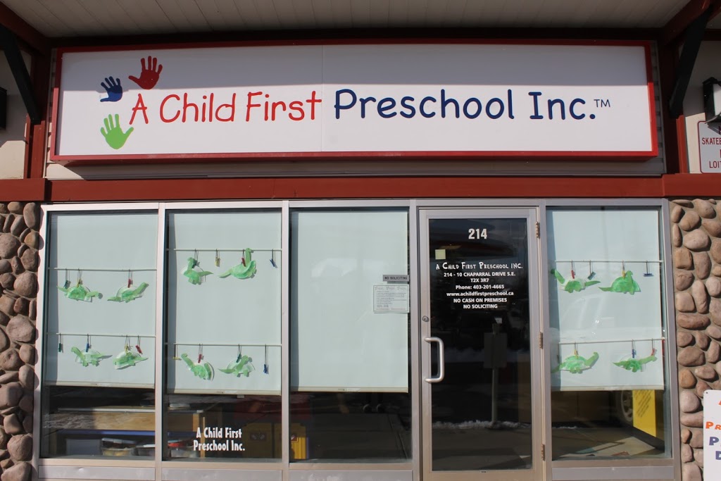 A Child First Preschool Inc | 10 Chaparral Dr SE #214, Calgary, AB T2X 3R7, Canada | Phone: (403) 201-4665