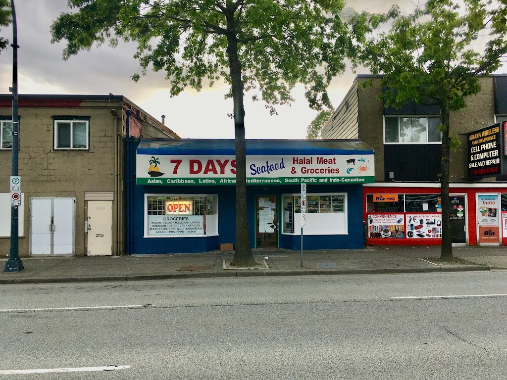 7 Days Seafood & Grocery | 10711 King George Blvd, Surrey, BC V3T 2X6, Canada | Phone: (604) 585-2258