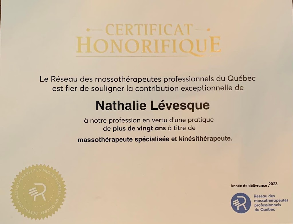 Nathalie Lévesque (MassokiNa) Massothérapie ÔMY | 147 Bd Louis-Philippe-Picard, Repentigny, QC J5Y 0A8, Canada | Phone: (450) 657-0303