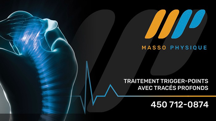 Masso Physique | 2117 Bd du Curé-Labelle, Saint-Jérôme, QC J7Y 1S9, Canada | Phone: (450) 712-0874