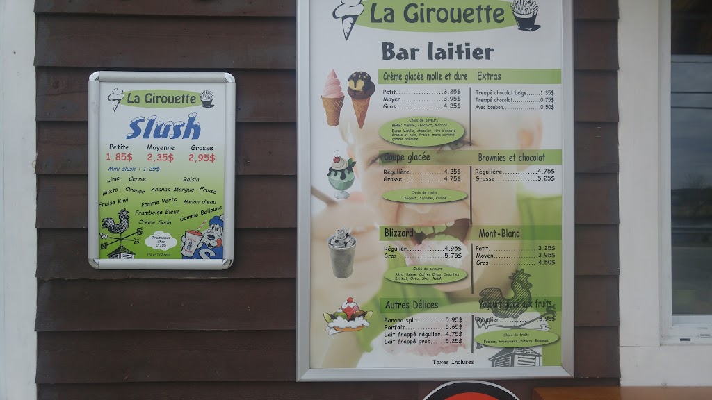 Bar Laitier Et Casse Croûte La Girouette | 296 12e Avenue, Ferme-Neuve, QC J0W 1C0, Canada | Phone: (819) 587-2026