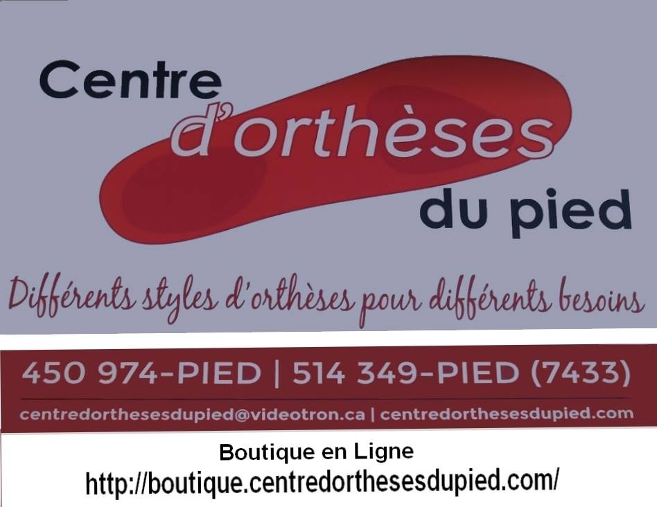 Centre DOrthèses Du Pied à St-Eustache | 34 Chemin dOka, Saint-Eustache, QC J7R 1K5, Canada | Phone: (450) 974-7433