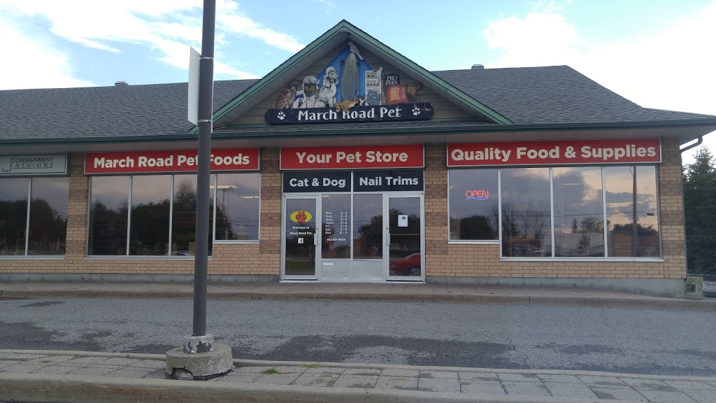 March Road Pet Food & Grooming | 1112 March Rd, Kanata, ON K2W 1B9, Canada | Phone: (613) 591-9423