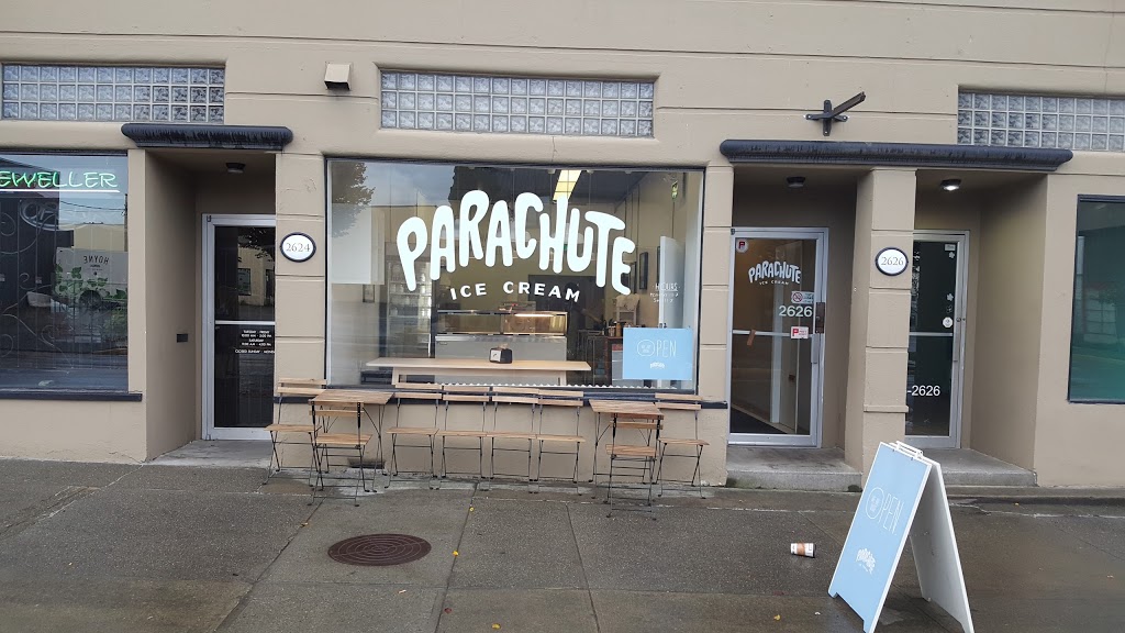 Parachute Ice Cream | 105-2626 Bridge St, Victoria, BC V8T 4S9, Canada | Phone: (778) 265-1999