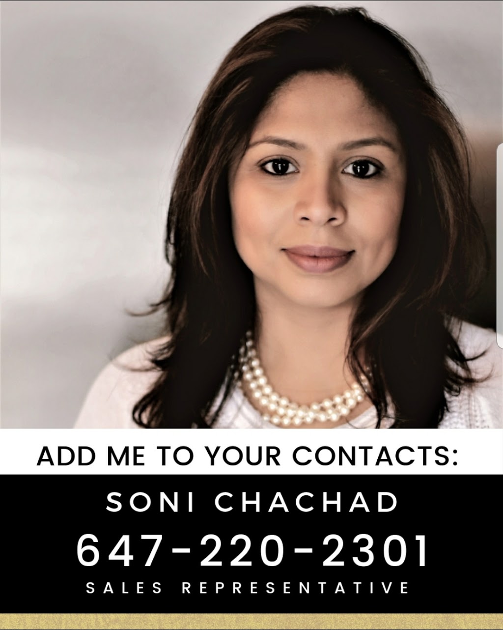 Soni Chachad | 4125 Upper Middle Rd, Burlington, ON L7M 4X5, Canada | Phone: (647) 220-2301