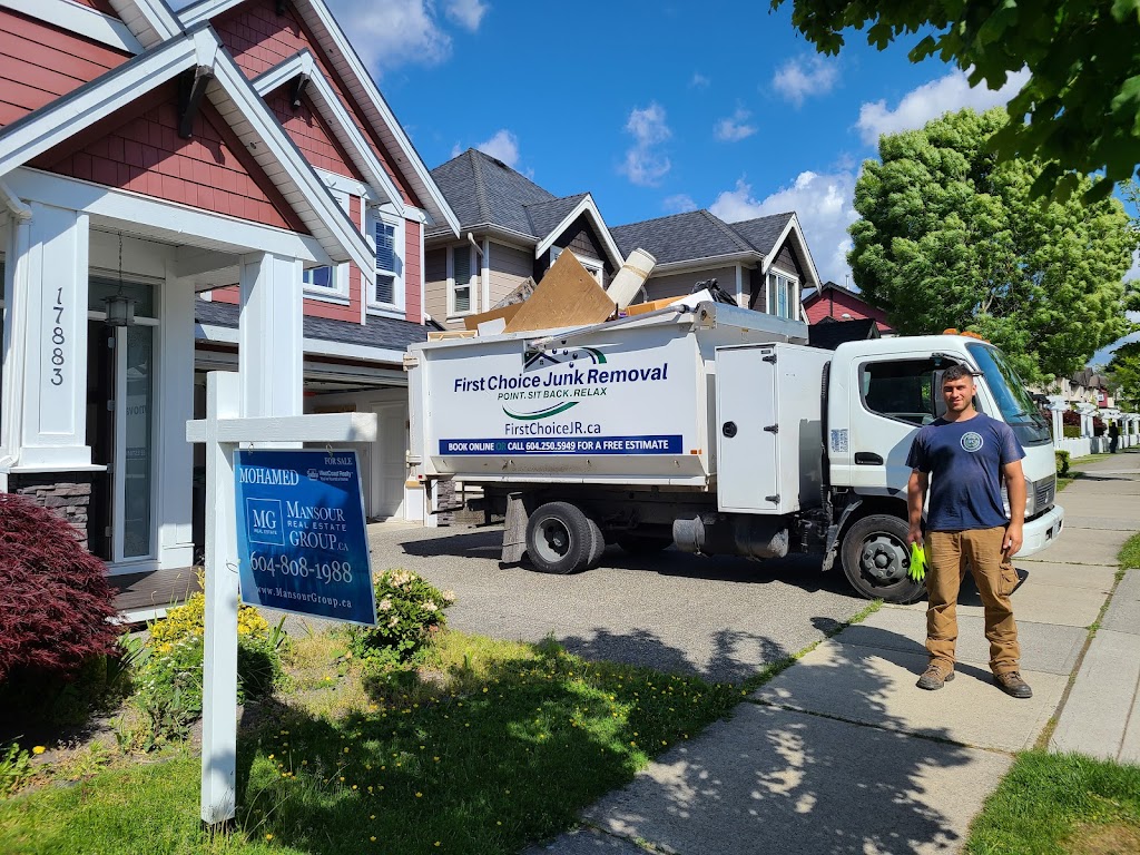 First Choice Junk Removal | 589 Ebert Ave, Coquitlam, BC V3J 2L1, Canada | Phone: (604) 250-5949