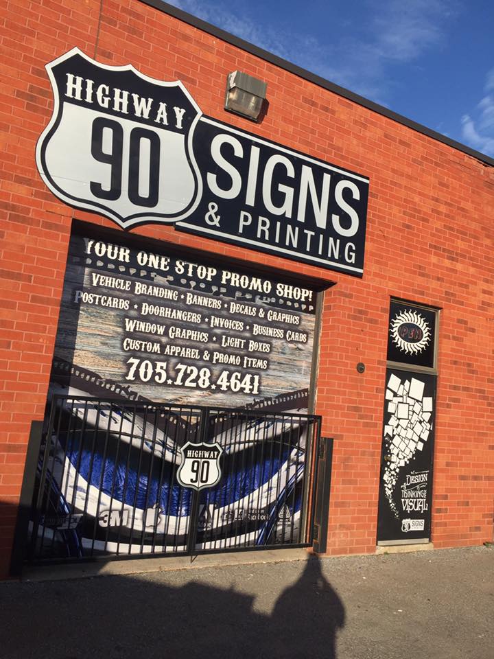 Highway 90 Signs & Printing | 521 Dunlop St W, Barrie, ON L4N 9W4, Canada | Phone: (705) 728-4641