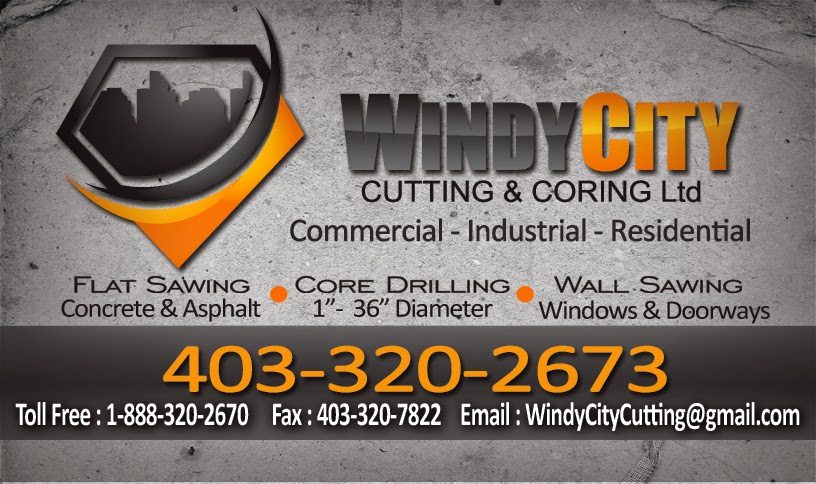 Windy City Cutting & Coring Ltd | 3710 18 Ave N #1, Lethbridge, AB T1H 5S7, Canada | Phone: (403) 320-2673