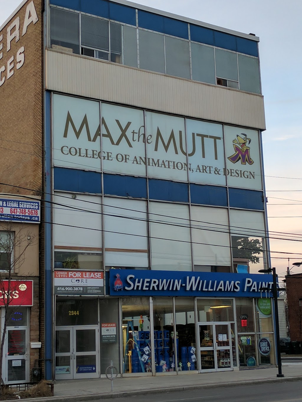 Max the Mutt College of Animation, Art & Design | 2944 Danforth Ave, Toronto, ON M4C 1M5, Canada | Phone: (416) 703-6877