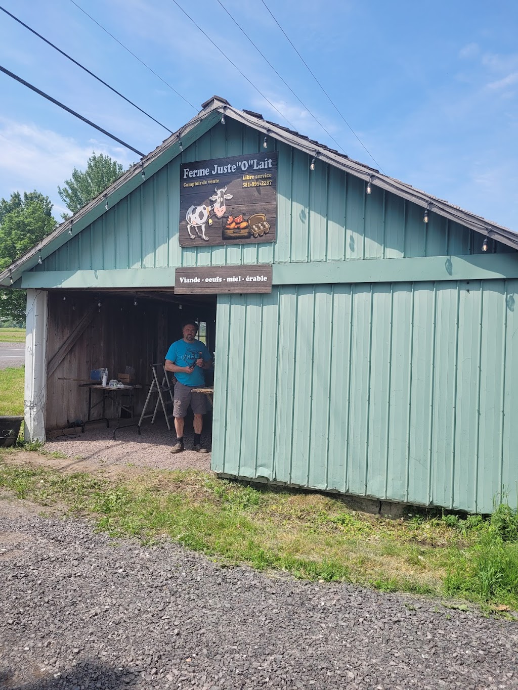 Ferme Juste"O"Lait | 2336 principale, Saint-Édouard, QC G0S 1Y0, Canada | Phone: (581) 999-2287