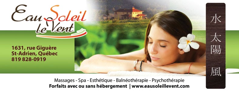 Eau Soleil Le Vent | 1631 Giguere, Saint-Adrien, QC J0A 1C0, Canada | Phone: (819) 828-0919