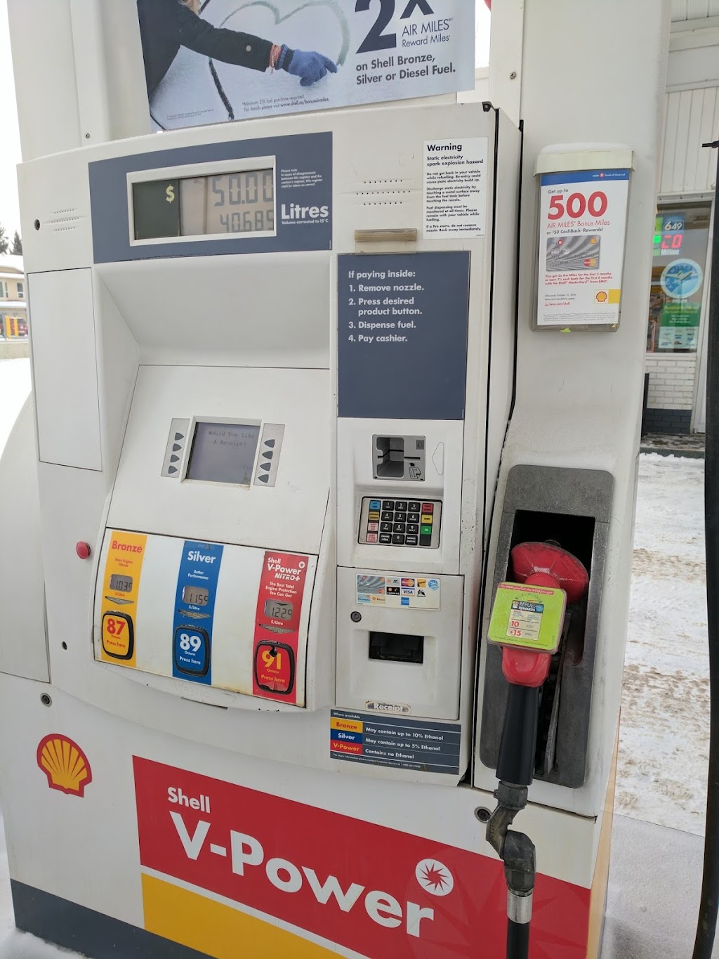 Shell | 53 Gasoline Alley E, Alberta T4E 1B1, Canada | Phone: (403) 343-6555