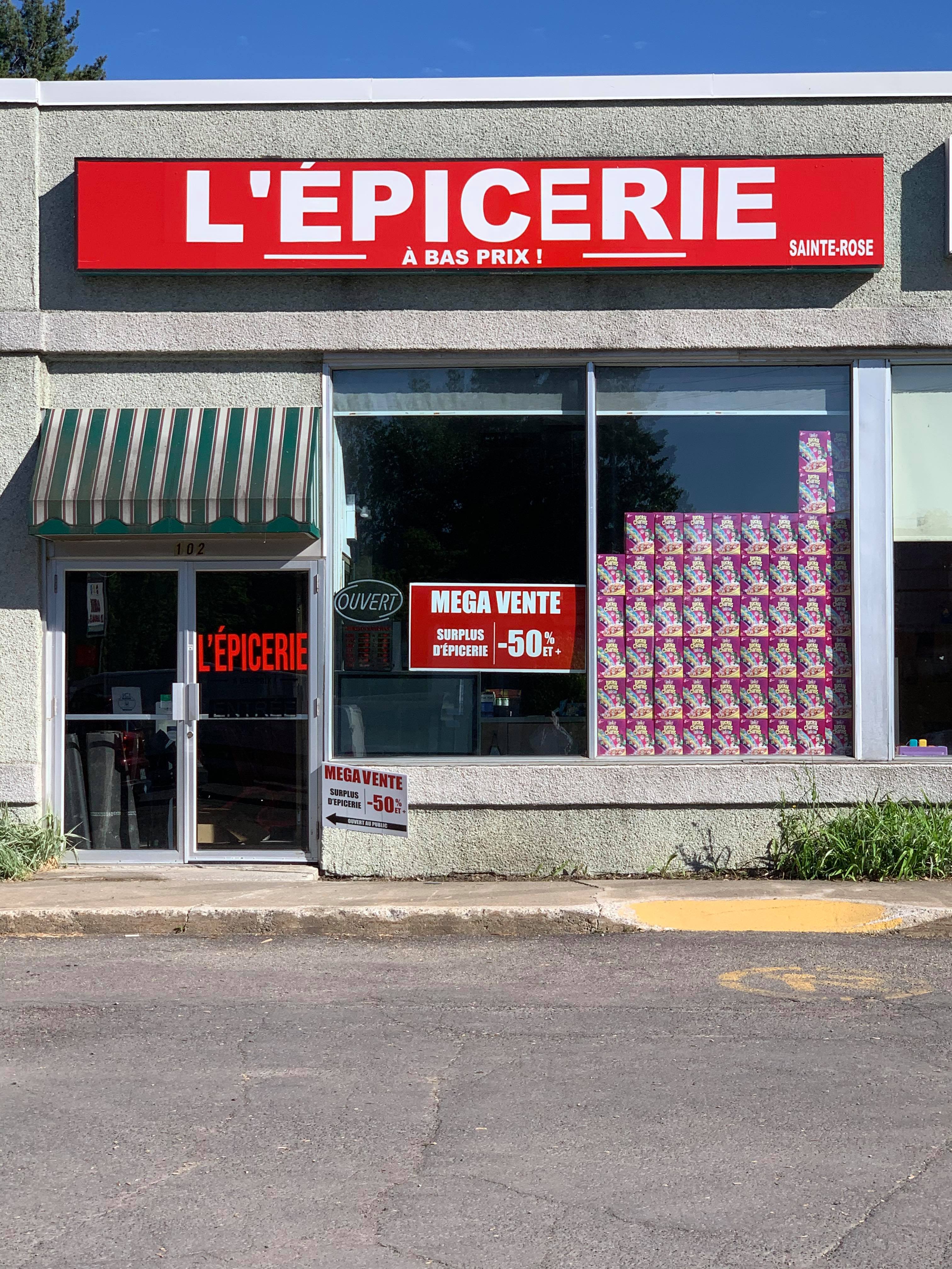 Épicerie à bas prix | 102 Boulevard Sainte-Rose, Laval, QC H7L 1K4, Canada | Phone: (438) 638-8528