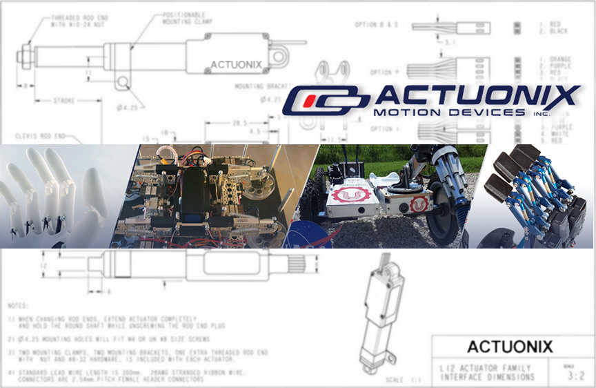 Actuonix Motion Devices Inc. | 1753 Sean Heights Unit 201, Saanichton, BC V8M 0B3, Canada | Phone: (888) 225-9198