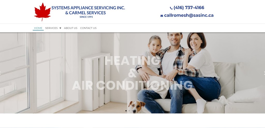 Systems Appliance Servicing Inc | 23 Holland Ave, East York, ON M4B 2C4, Canada | Phone: (416) 737-4166