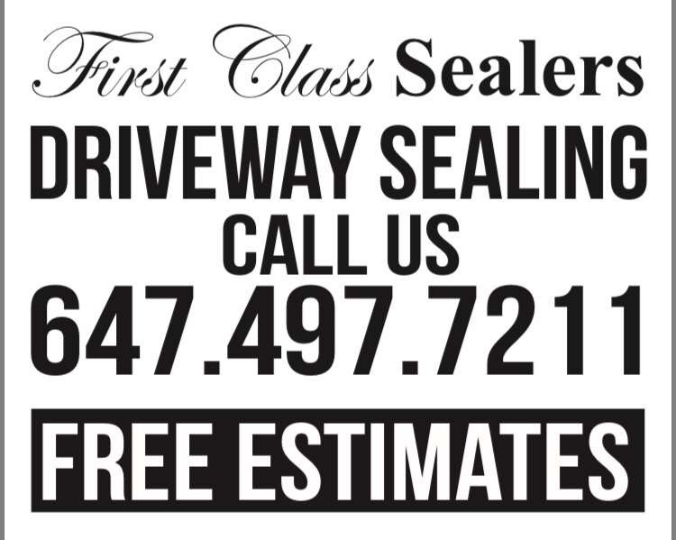 First Class Sealers | 213 Bruce St, Oshawa, ON L1H 1R4, Canada | Phone: (647) 497-7211